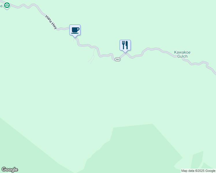 map of restaurants, bars, coffee shops, grocery stores, and more near 1060 Hana Highway in Maui County