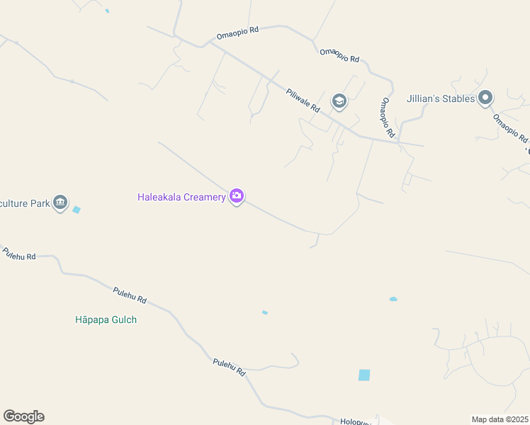 map of restaurants, bars, coffee shops, grocery stores, and more near 182 Hoomaikai Place in Kula