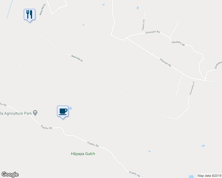 map of restaurants, bars, coffee shops, grocery stores, and more near 148 Hoomaikai Place in Kula