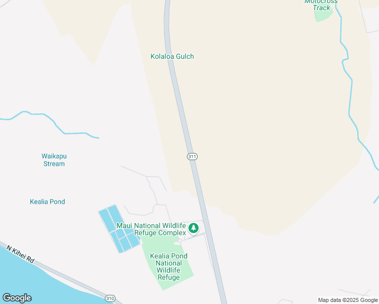 map of restaurants, bars, coffee shops, grocery stores, and more near Maui Veterans Highway in Kihei