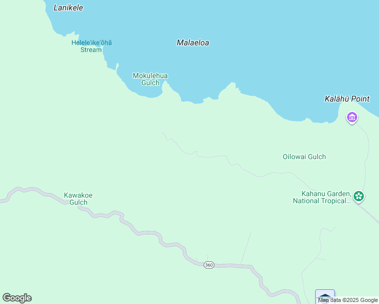 map of restaurants, bars, coffee shops, grocery stores, and more near 1330 Ulaino Road in Hana
