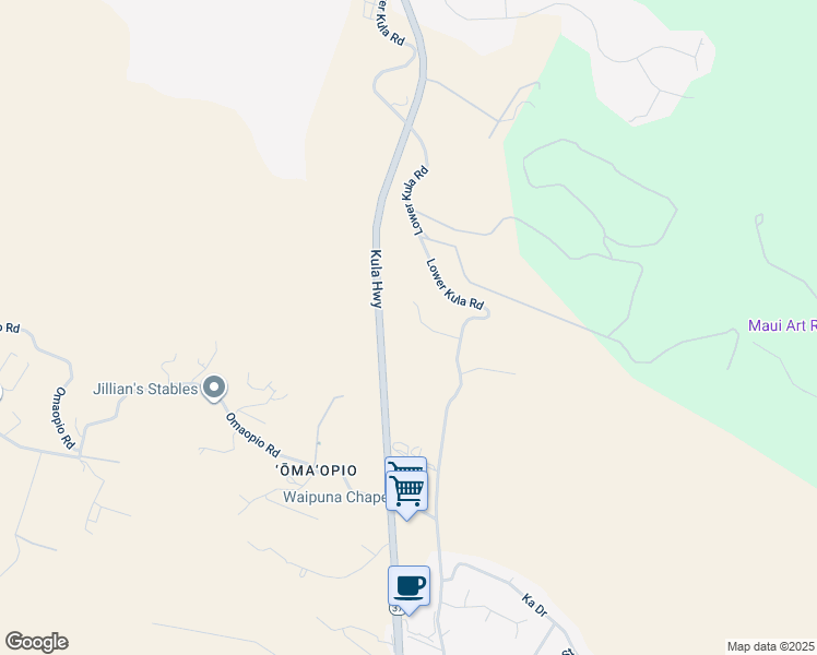 map of restaurants, bars, coffee shops, grocery stores, and more near in Kula