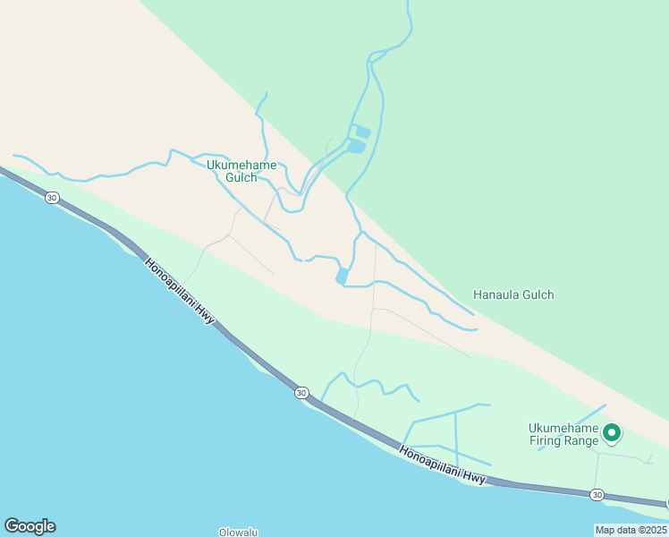 map of restaurants, bars, coffee shops, grocery stores, and more near Pohaku Aeko Street in Maui County