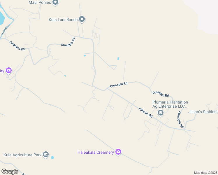 map of restaurants, bars, coffee shops, grocery stores, and more near 2001-2301 Omaopio Road in Kula