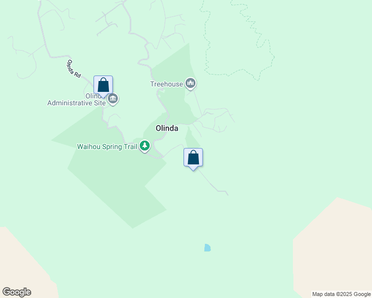 map of restaurants, bars, coffee shops, grocery stores, and more near 2645 Olinda Road in Makawao