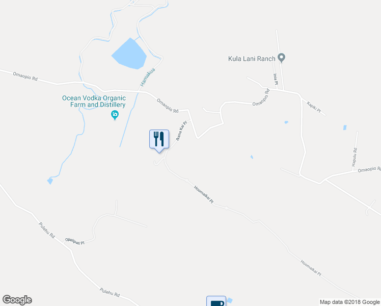 map of restaurants, bars, coffee shops, grocery stores, and more near 41 Ikena Kai Place in Kula