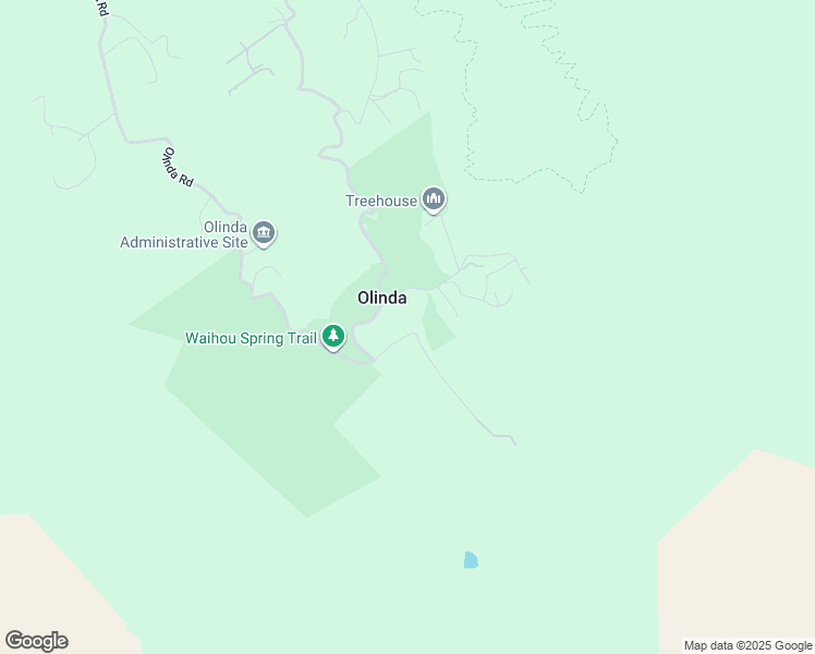 map of restaurants, bars, coffee shops, grocery stores, and more near 2611 Olinda Road in Makawao
