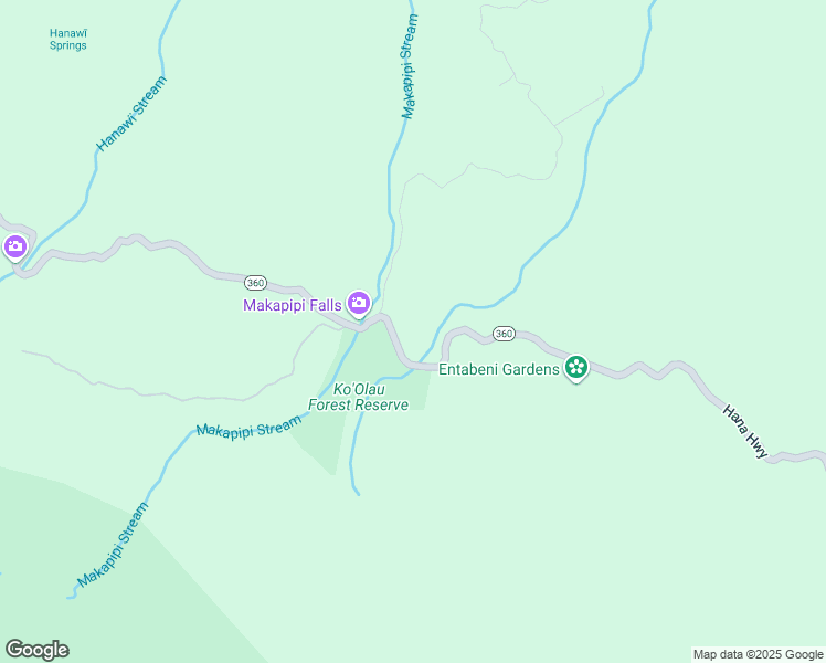 map of restaurants, bars, coffee shops, grocery stores, and more near 110 Nahiku Road in Maui County