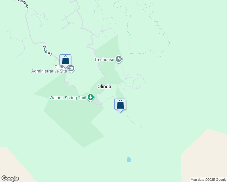 map of restaurants, bars, coffee shops, grocery stores, and more near 2625 Olinda Road in Makawao