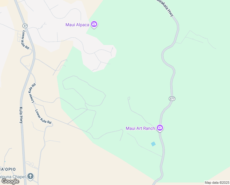 map of restaurants, bars, coffee shops, grocery stores, and more near 13-352 Haleakala Highway in Makawao