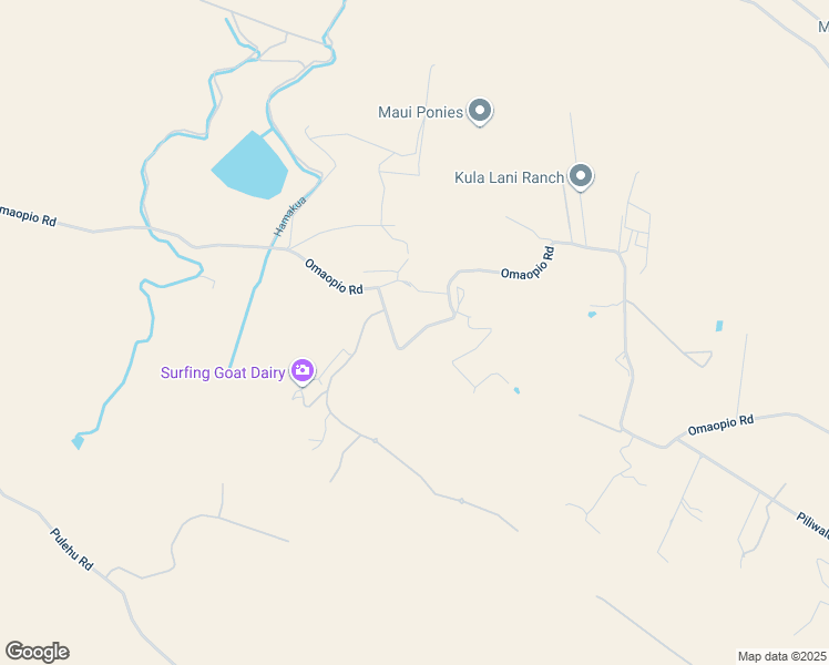 map of restaurants, bars, coffee shops, grocery stores, and more near 3446 Omaopio Road in Kula
