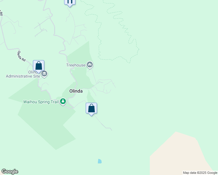 map of restaurants, bars, coffee shops, grocery stores, and more near 132 Alaluana Road in Makawao