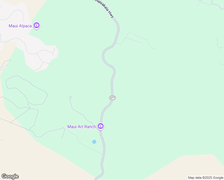 map of restaurants, bars, coffee shops, grocery stores, and more near 3390 Haleakala Highway in Makawao