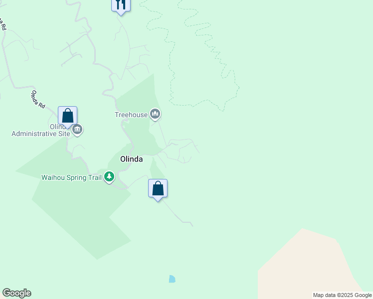 map of restaurants, bars, coffee shops, grocery stores, and more near 132 Alaluana Road in Makawao