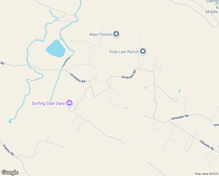 map of restaurants, bars, coffee shops, grocery stores, and more near 3361 Omaopio Road in Kula