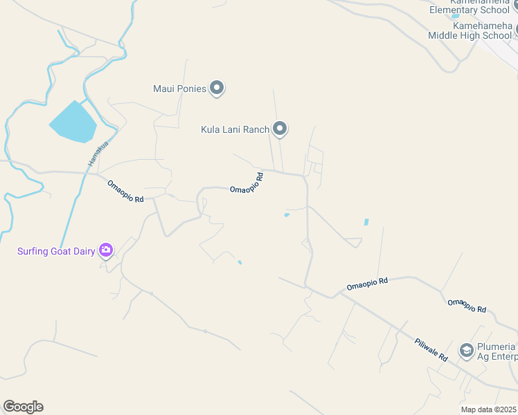 map of restaurants, bars, coffee shops, grocery stores, and more near 3051 Omaopio Road in Kula