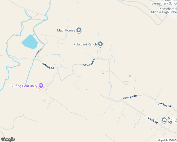 map of restaurants, bars, coffee shops, grocery stores, and more near 0 Omaopio Road in Makawao