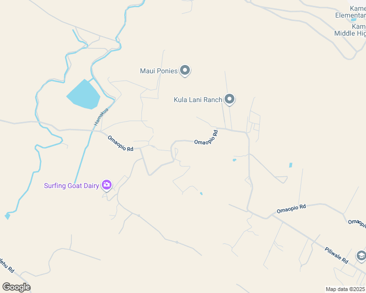 map of restaurants, bars, coffee shops, grocery stores, and more near 3155 Omaopio Road in Kula