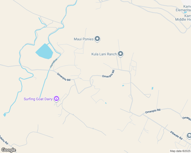 map of restaurants, bars, coffee shops, grocery stores, and more near 3115 Omaopio Road in Kula