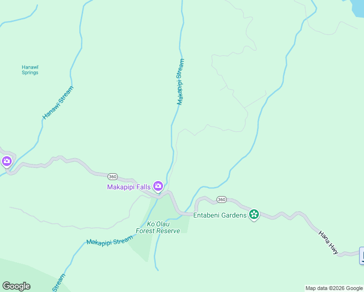 map of restaurants, bars, coffee shops, grocery stores, and more near 49 Hana Highway in Hana