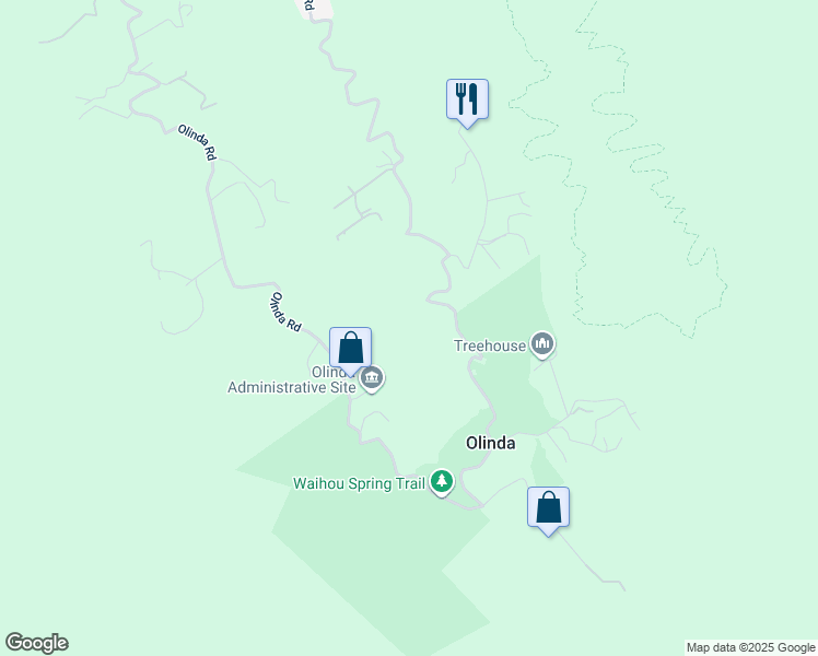 map of restaurants, bars, coffee shops, grocery stores, and more near 2450 Piiholo Road in Makawao