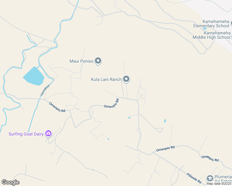 map of restaurants, bars, coffee shops, grocery stores, and more near 0 Omaopio Road in Makawao