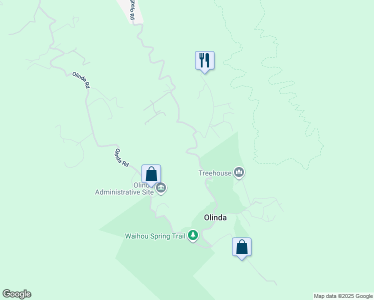 map of restaurants, bars, coffee shops, grocery stores, and more near 2400 Piiholo Road in Makawao