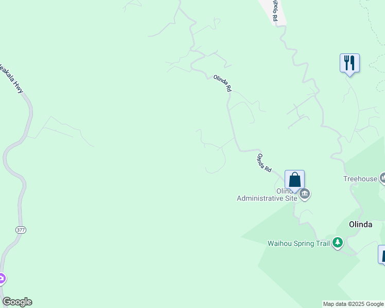map of restaurants, bars, coffee shops, grocery stores, and more near 101 Makanoe Place in Makawao