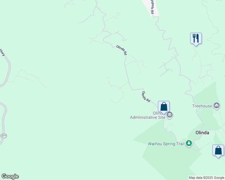 map of restaurants, bars, coffee shops, grocery stores, and more near 101 Makanoe Place in Makawao