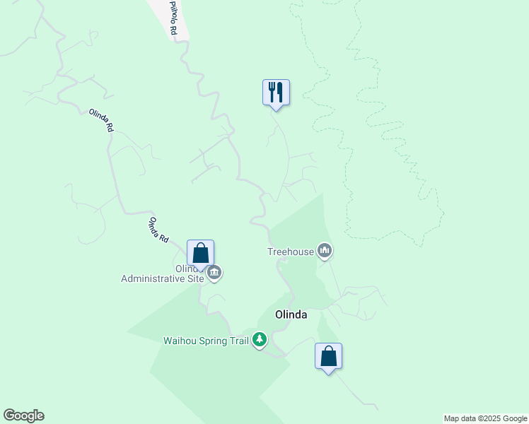 map of restaurants, bars, coffee shops, grocery stores, and more near 2344 Piiholo Road in Makawao