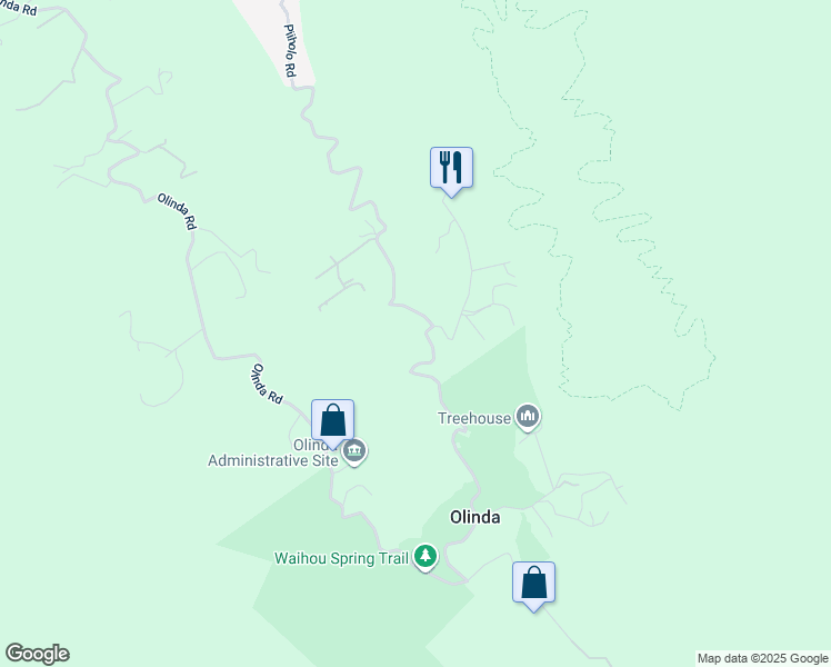 map of restaurants, bars, coffee shops, grocery stores, and more near 2350 Piiholo Road in Makawao
