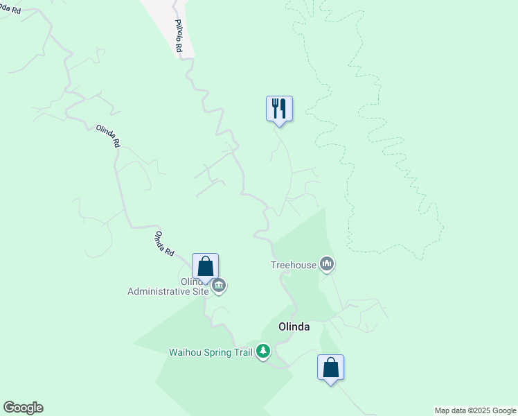 map of restaurants, bars, coffee shops, grocery stores, and more near 2344 Piiholo Road in Makawao