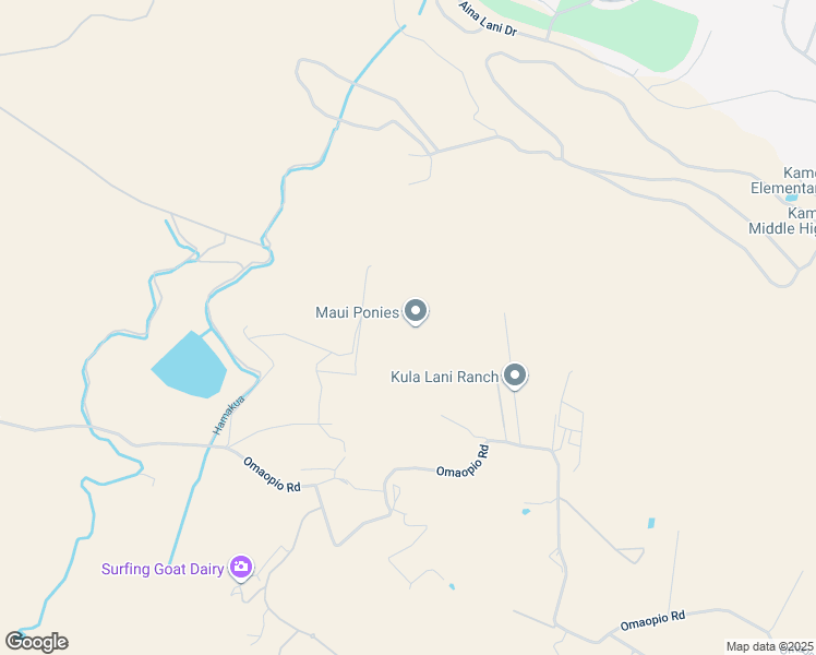 map of restaurants, bars, coffee shops, grocery stores, and more near 2900 Omaopio Road in Kula