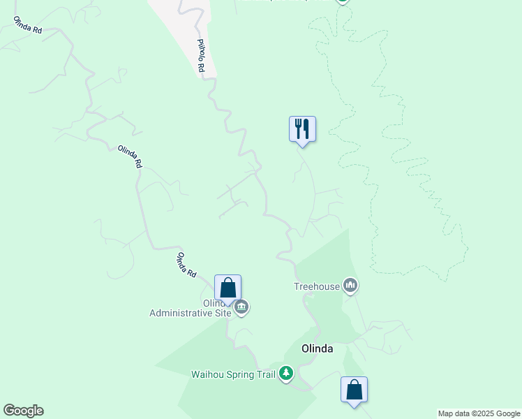 map of restaurants, bars, coffee shops, grocery stores, and more near 2260 Piiholo Road in Makawao