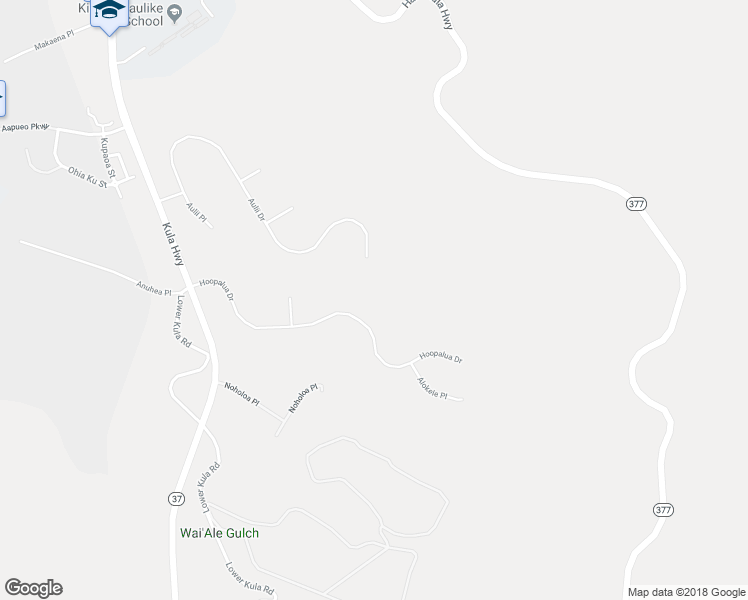 map of restaurants, bars, coffee shops, grocery stores, and more near 500 Aulii Drive in Makawao