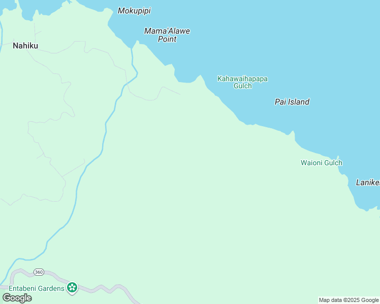 map of restaurants, bars, coffee shops, grocery stores, and more near Nahiku Road in Maui County