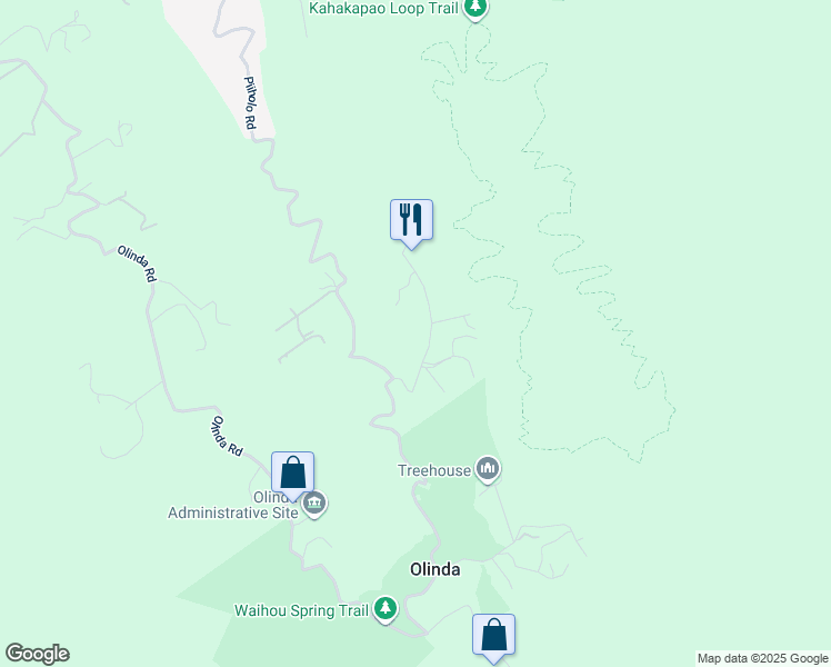 map of restaurants, bars, coffee shops, grocery stores, and more near 1200 Ehu Road in Makawao