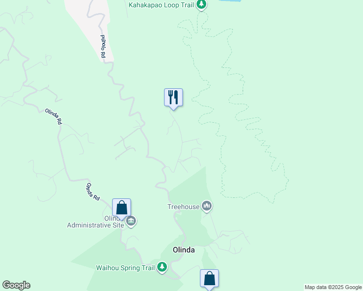 map of restaurants, bars, coffee shops, grocery stores, and more near 1200 Ehu Road in Makawao