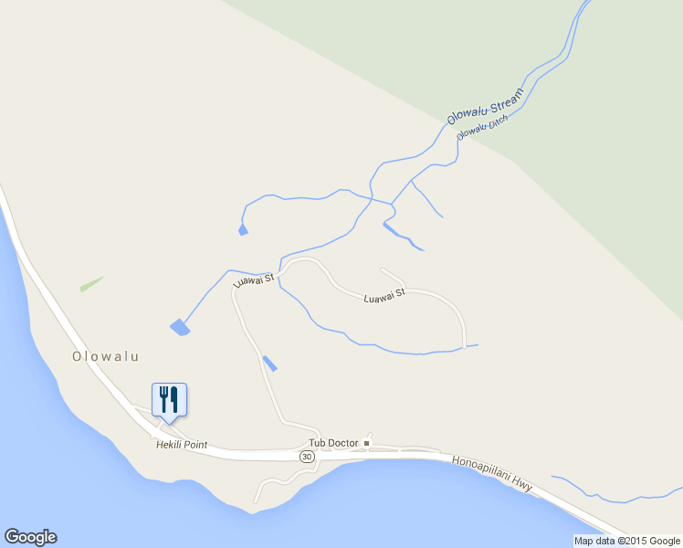 map of restaurants, bars, coffee shops, grocery stores, and more near 530 Luawai Street in Lahaina