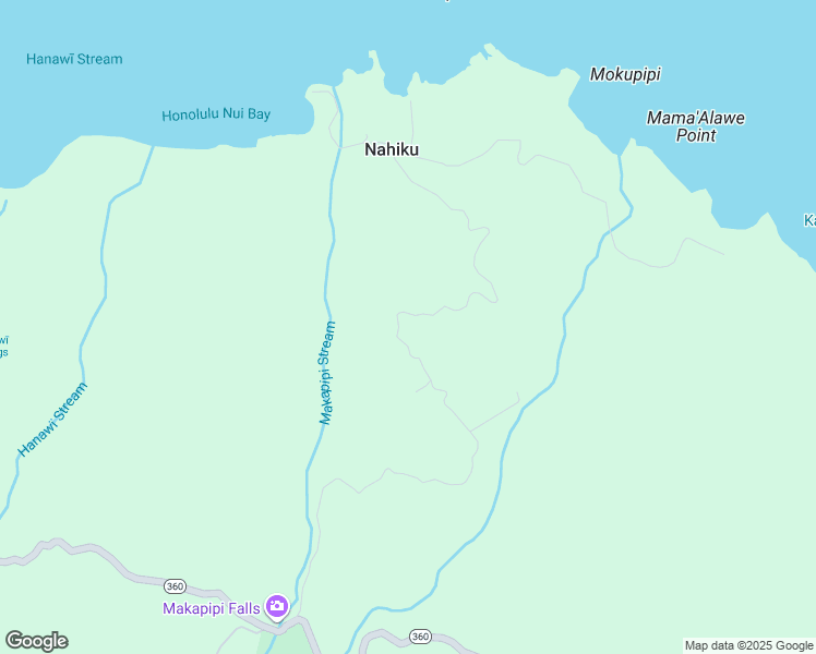 map of restaurants, bars, coffee shops, grocery stores, and more near 670 Nahiku Road in Hana