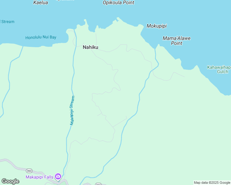 map of restaurants, bars, coffee shops, grocery stores, and more near Nahiku Road in Maui County