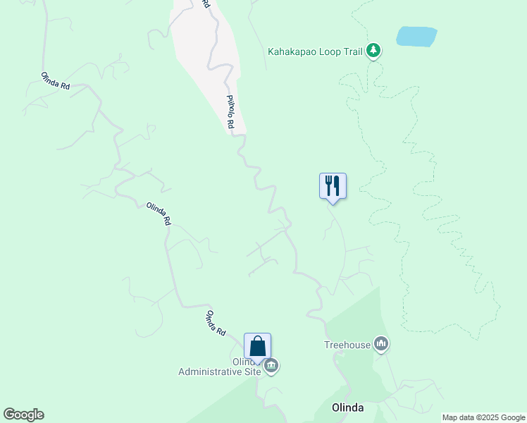 map of restaurants, bars, coffee shops, grocery stores, and more near 2080 Piiholo Road in Makawao