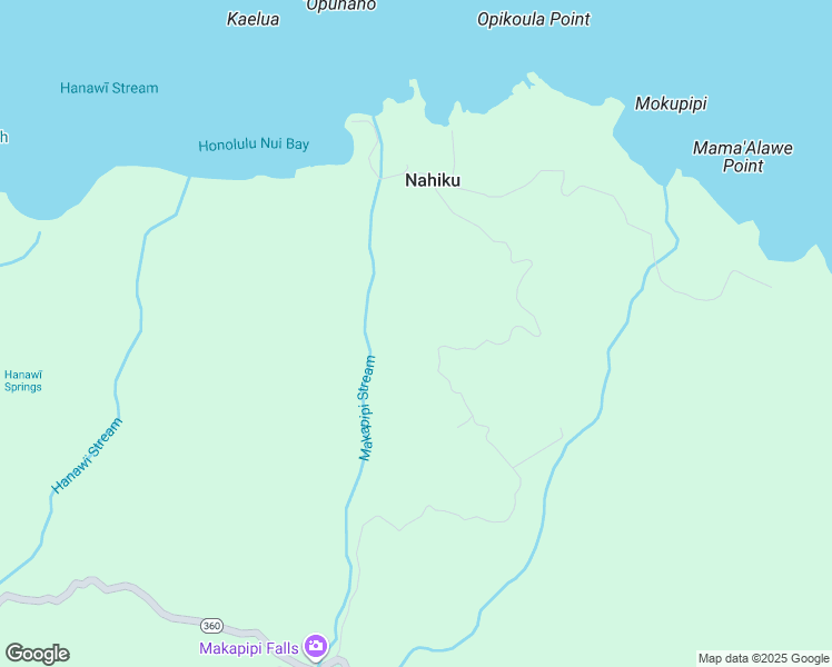 map of restaurants, bars, coffee shops, grocery stores, and more near 719 Nahiku Road in Maui County
