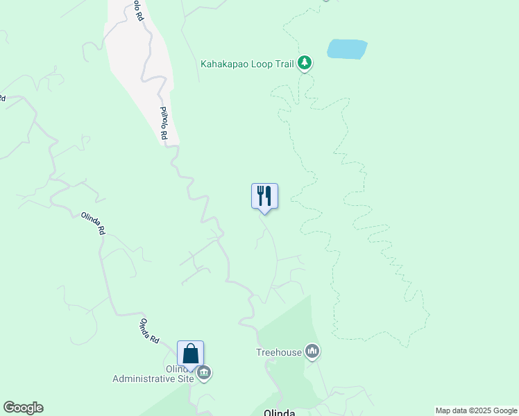 map of restaurants, bars, coffee shops, grocery stores, and more near 1042 Ehu Road in Makawao