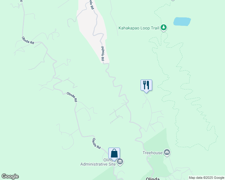 map of restaurants, bars, coffee shops, grocery stores, and more near 2040 Piiholo Road in Makawao