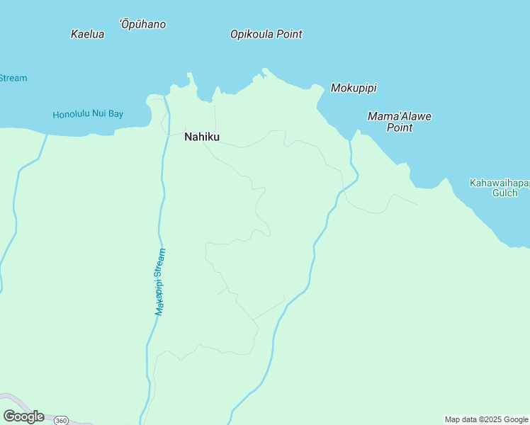 map of restaurants, bars, coffee shops, grocery stores, and more near 836 Nahiku Road in Hana
