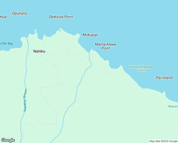 map of restaurants, bars, coffee shops, grocery stores, and more near Nahiku Road in Maui County