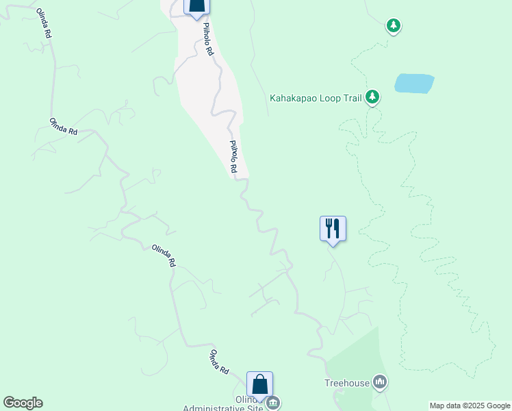 map of restaurants, bars, coffee shops, grocery stores, and more near 1939 Piiholo Road in Makawao