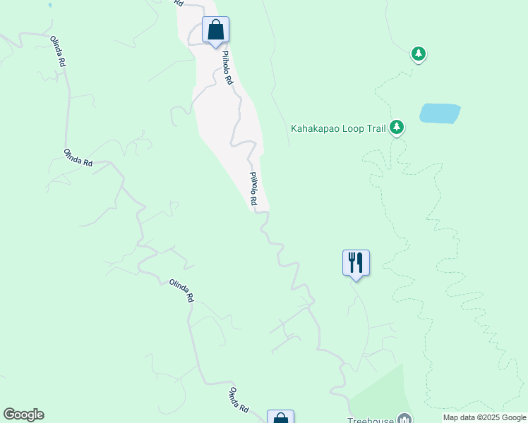 map of restaurants, bars, coffee shops, grocery stores, and more near 1833 Piiholo Road in Makawao