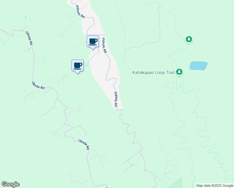 map of restaurants, bars, coffee shops, grocery stores, and more near 1733 Piiholo Road in Makawao